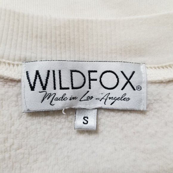 Wildfox sweatshirt Small Over It rainbow diamond graphic slogan pullover lounge - Picture 13 of 15